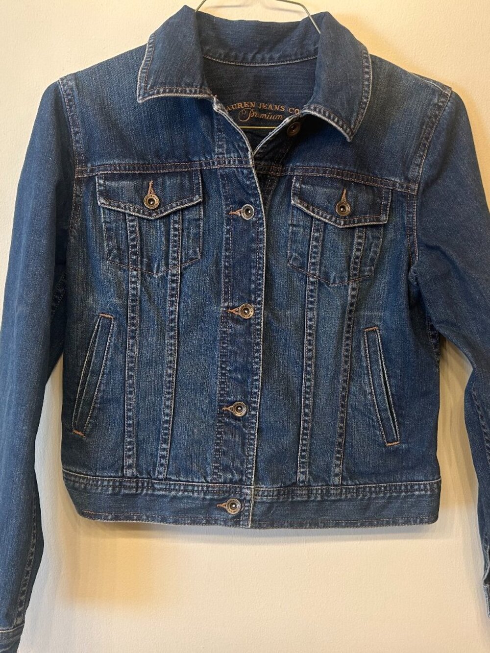 Lauren Jean Company Premium Jean Jacket.